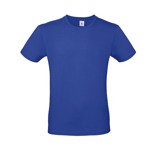 T-Shirt bawełniany z krótkim rękawem BCTU01T - Cobalt Blue