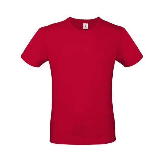 T-Shirt Klasyczny Bawelniany BCTU01T - Deep Red