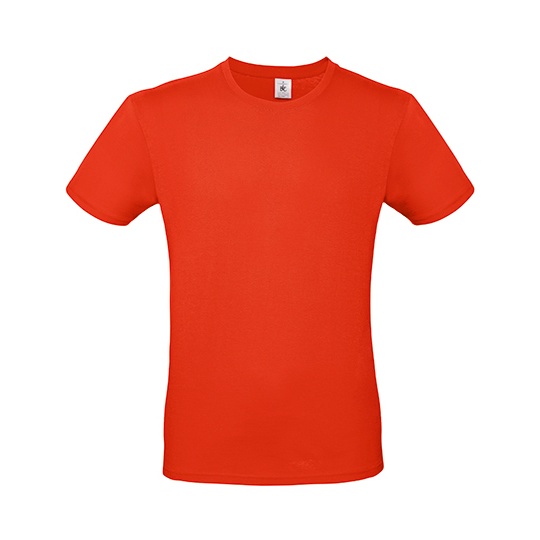 T-Shirt Klasyczny Bawelniany BCTU01T - Fire Red