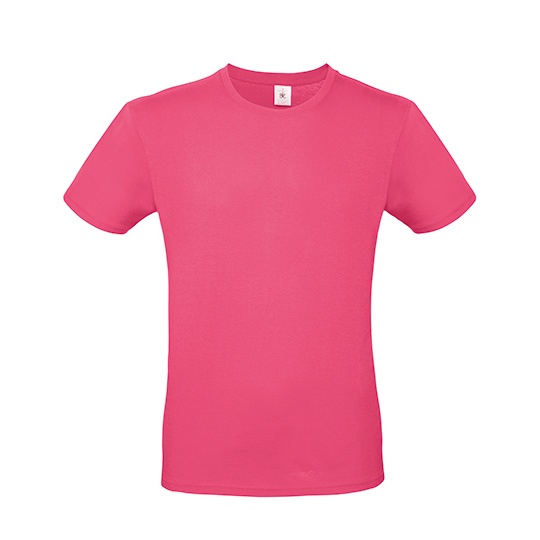 T-Shirt Klasyczny Bawelniany BCTU01T - Fuchsia
