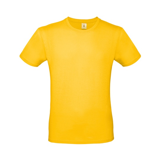 T-Shirt Klasyczny Bawelniany BCTU01T - Gold