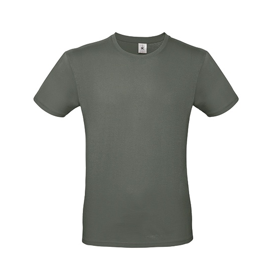 T-Shirt Klasyczny Bawełniany BCTU01T - Millennial Khaki