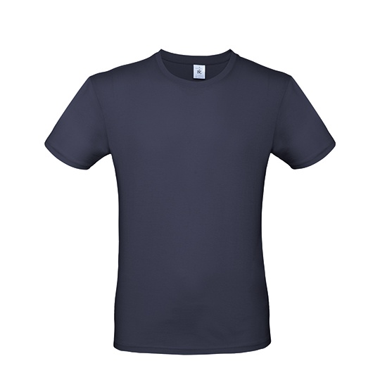 T-Shirt Klasyczny Bawelniany BCTU01T - Navy