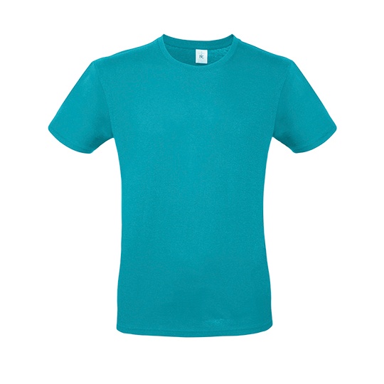T-Shirt Klasyczny Bawelniany BCTU01T - Real Turquoise