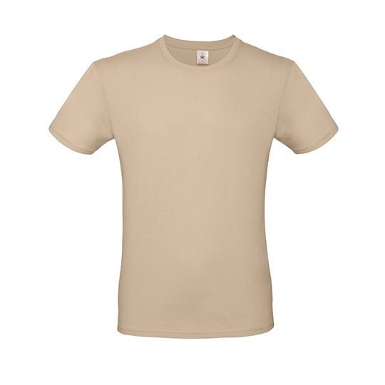 T-Shirt Klasyczny Bawelniany BCTU01T - Sand