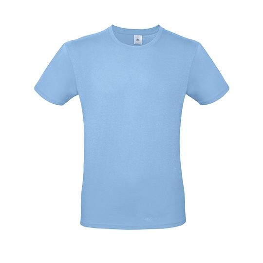 T-Shirt Klasyczny Bawelniany BCTU01T - Sky Blue