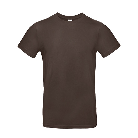 T-Shirt Klasyczny Bawełniany BCTU03T - Brown