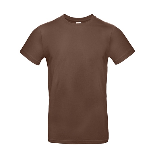 T-Shirt Klasyczny Bawelniany BCTU03T - Chocolate
