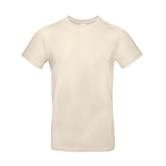 T-Shirt Klasyczny Bawełniany BCTU03T - Natural
