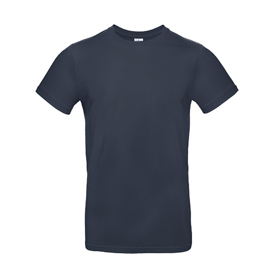 T-Shirt Klasyczny Bawelniany BCTU03T - Navy