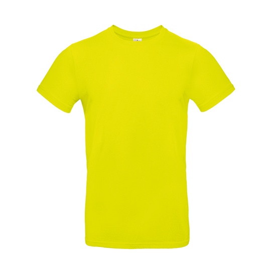 T-Shirt Klasyczny Bawełniany BCTU03T - Pixel Lime