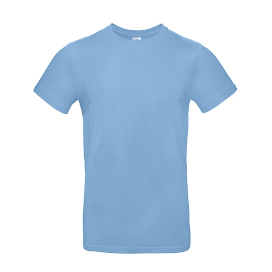 T-Shirt Klasyczny Bawełniany BCTU03T - Sky Blue