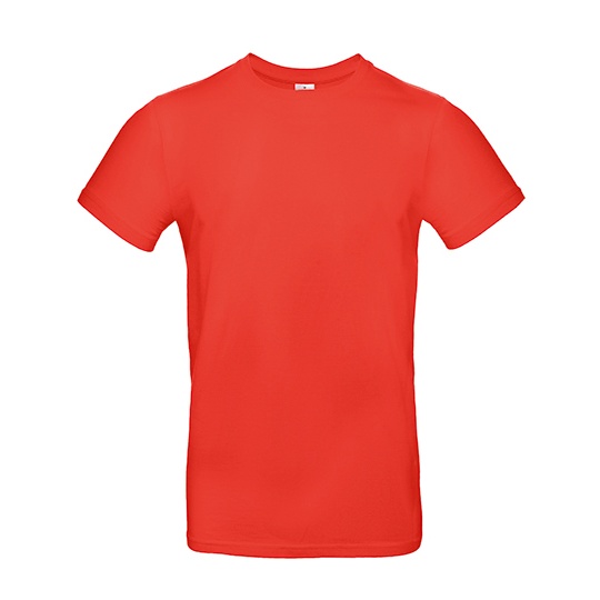 T-Shirt Klasyczny Bawełniany BCTU03T - Sunset Orange