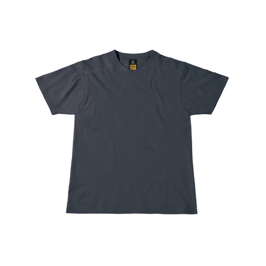 Koszulka Meska Klasyczna Bawelniana BCTUC01 - Dark Grey (Solid)