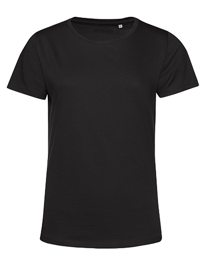 Koszulka Damska Klasyczna Bawełna Organiczna BCTW02B - Black Pure
