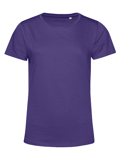 Koszulka Damska Klasyczna Bawełna Organiczna BCTW02B - Radiant Purple