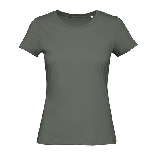 T-shirt Klasyczny Bawelna Czesana BCTW043 - Millennial Khaki