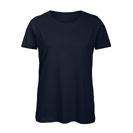 T-shirt Klasyczny Bawelna Czesana BCTW043 - Navy