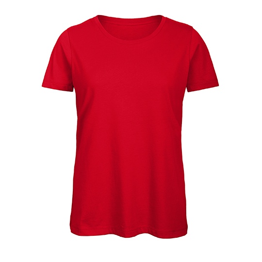 T-shirt Klasyczny Bawelna Czesana BCTW043 - Red