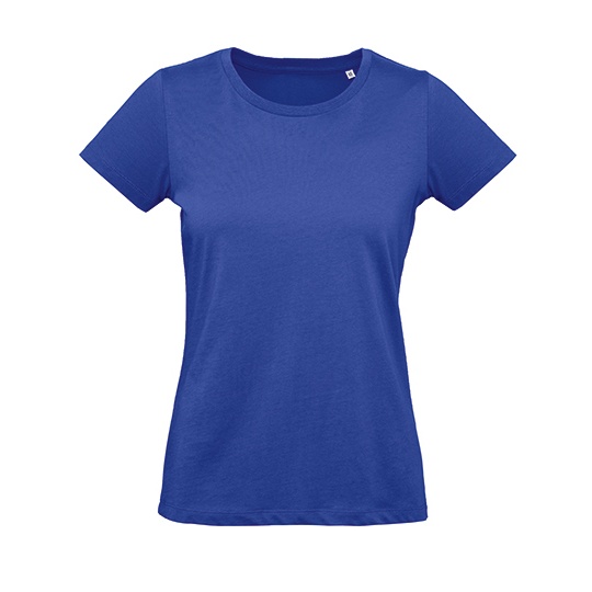 T-shirt Damski Lekko Dopasowany Bawelna Organiczna Czesana BCTW049 - Cobalt Blue