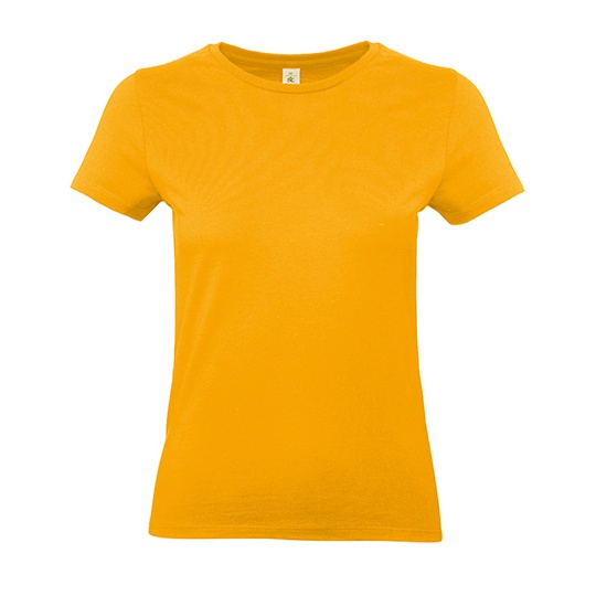 Koszulka Damska Klasyczna Bawełna Ring-Spun BCTW04T - Apricot