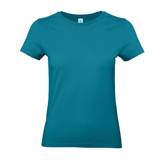 Koszulka Damska Klasyczna Bawelna Ring-Spun BCTW04T - Diva Blue