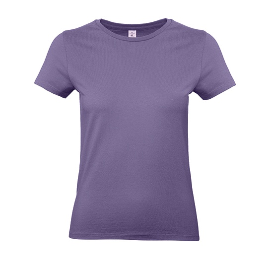 Koszulka Damska Klasyczna Bawelna Ring-Spun BCTW04T - Millennial Lilac