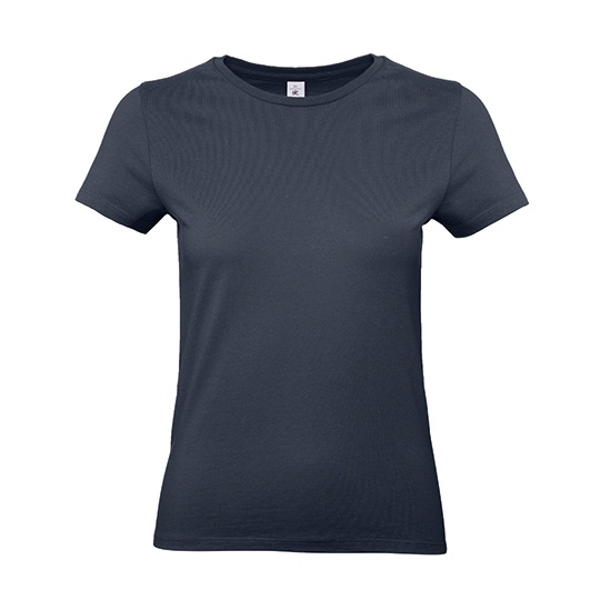 Koszulka Damska Klasyczna Bawelna Ring-Spun BCTW04T - Navy