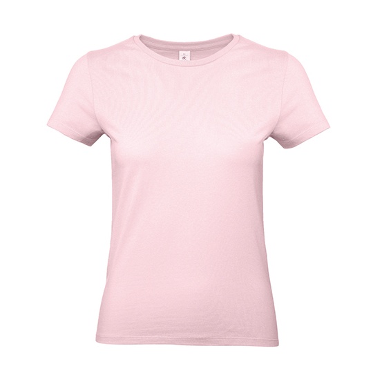 Damski T-shirt z bawełny ring-spun BCTW04T - Orchid Pink
