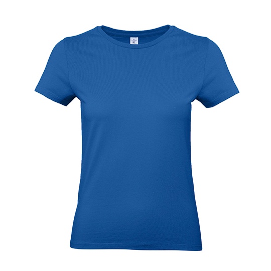 Damski T-shirt z bawełny ring-spun BCTW04T - Royal Blue