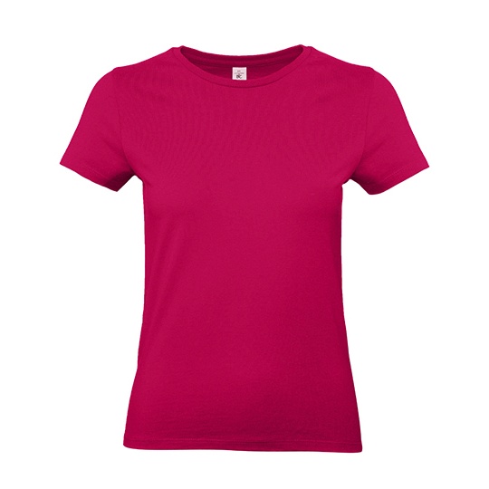 Koszulka Damska Klasyczna Bawelna Ring-Spun BCTW04T - Sorbet