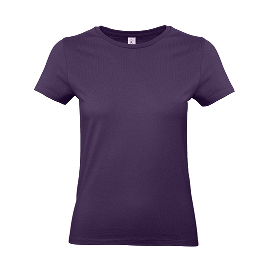 Koszulka Damska Klasyczna Bawełna Ring-Spun BCTW04T - Urban Purple