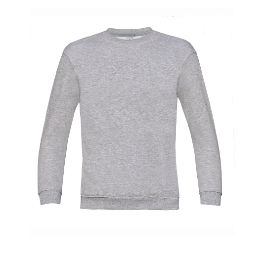 Klasyczna bluza dziecieca BCWK680 - Heather Grey