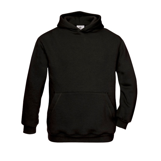 Bluza Klasyczna Czesana Bawelna Poliester Recykling BCWK681 - Black