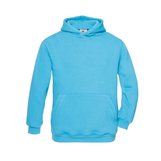 Bluza Klasyczna Czesana Bawelna Poliester Recykling BCWK681 - Very Turquoise