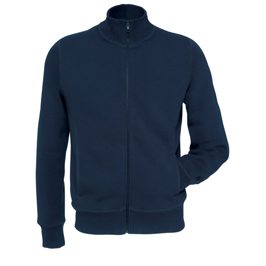 Bluza Męska Slim Ze Stojka BCWM646 - Navy