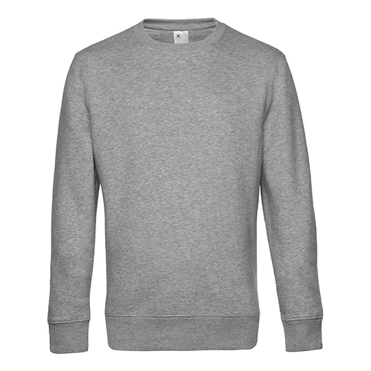 Bluza Klasyczna Bawelniana Poliestrowa BCWU01K - Heather Grey