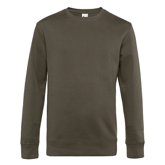 Bluza Klasyczna Bawelniana Poliestrowa BCWU01K - Khaki