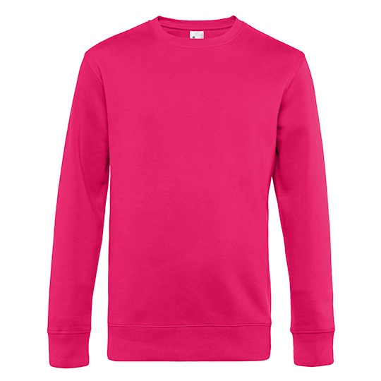 Bluza Klasyczna Bawelniana Poliestrowa BCWU01K - Magenta Pink