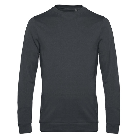 Bluza Dresowa Klasyczna Bawelna Poliester BCWU01W - Asphalt