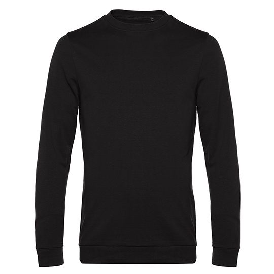 Bluza Dresowa Klasyczna Bawelna Poliester BCWU01W - Black Pure