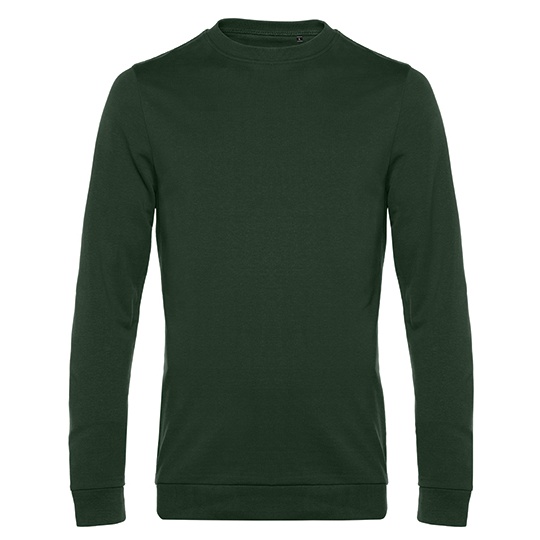 Bluza Dresowa Klasyczna Bawelna Poliester BCWU01W - Forest Green