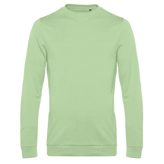 Bluza Dresowa Klasyczna Bawelna Poliester BCWU01W - Light Jade