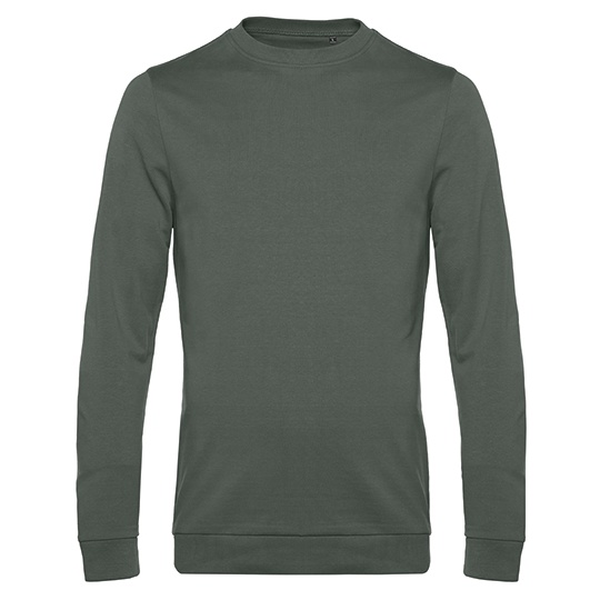 Bluza Dresowa Klasyczna Bawelna Poliester BCWU01W - Millennial Khaki