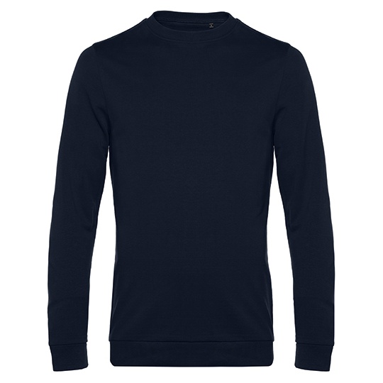 Bluza Dresowa Klasyczna Bawelna Poliester BCWU01W - Navy Blue