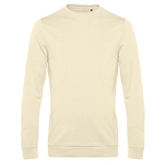 Bluza Dresowa Klasyczna Bawelna Poliester BCWU01W - Pale Yellow
