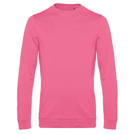 Bluza Dresowa Klasyczna Bawelna Poliester BCWU01W - Pink Fizz