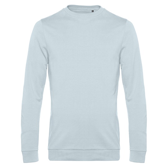 Bluza Dresowa Klasyczna Bawelna Poliester BCWU01W - Pure Sky