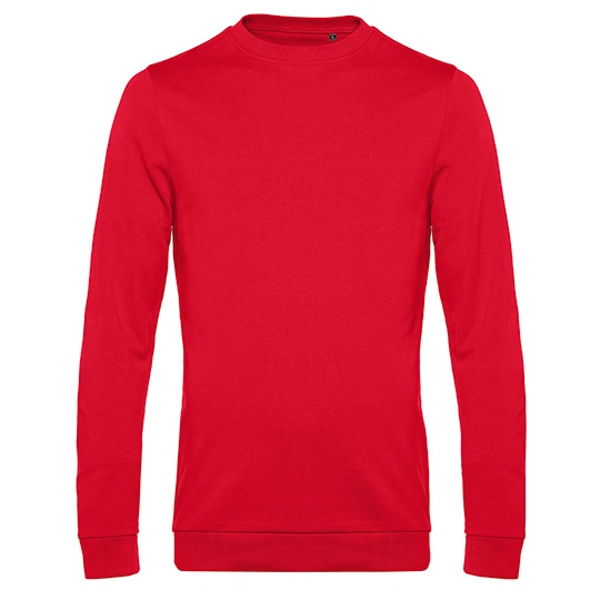Bluza Dresowa Klasyczna Bawelna Poliester BCWU01W - Red