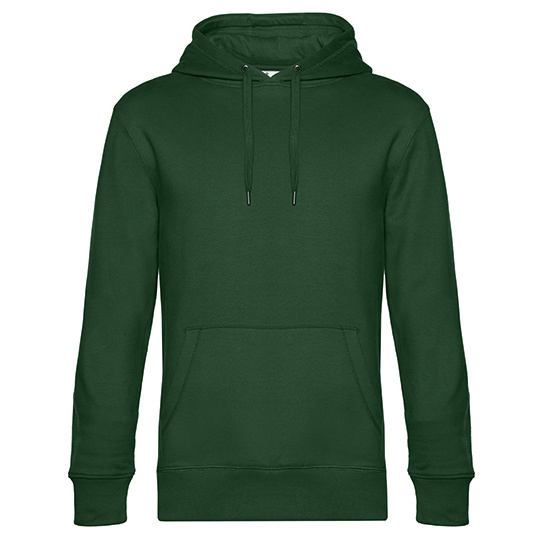 Bluza Klasyczna Bawełniana z Recyklingu BCWU02K - Bottle Green